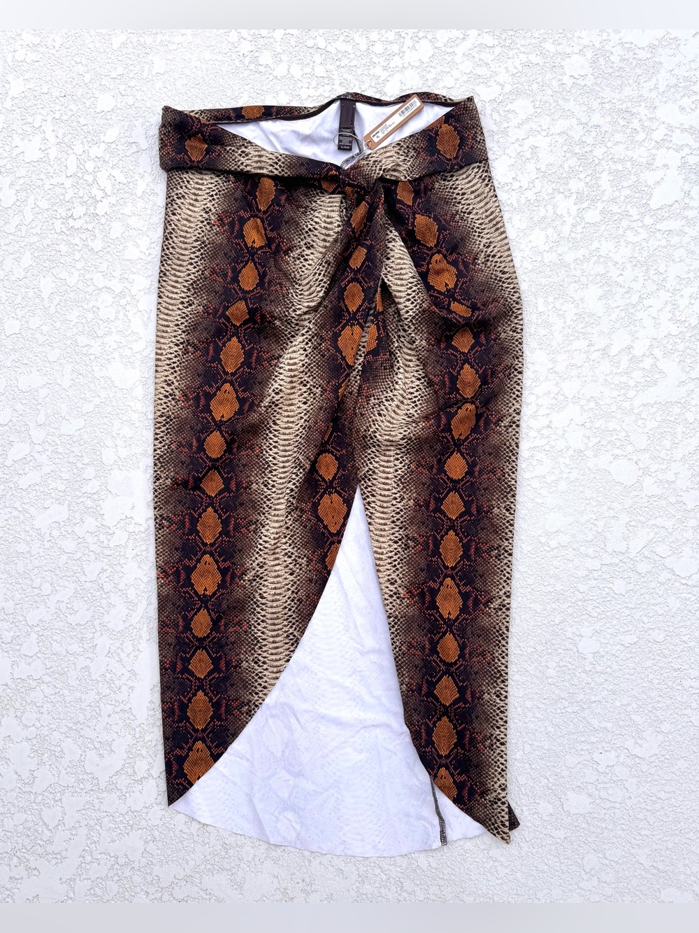 Skims Swim Sarong Skirt • Desert Snake Print • XL • NWT